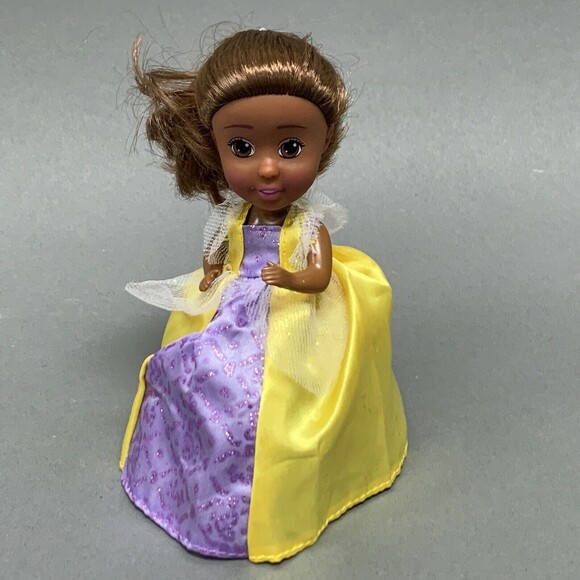 Haschel Cupcake Surprise Princess Brown Skin Hair Toy Doll - Picture 2 of 7